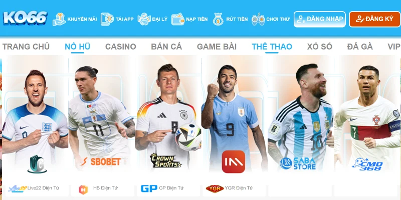 Cá cược thể thao KO66 mang đến cơ hội giải trí tuyệt vời nhất